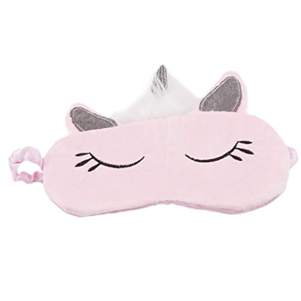 KYMLL Cute Unicorn Augenbinde Augenabdeckung Nacht Schlafen Für Frauen Mädchen Schlafhilfe