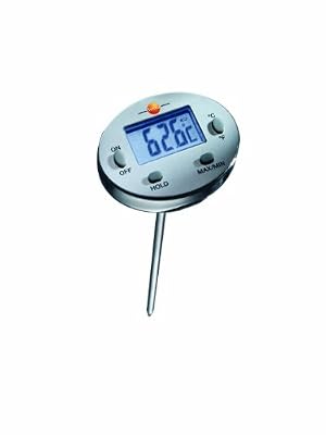 Testo 0560 1113 Mini-thermomètre étanche avec gaine de protection pour le tube de sonde jusqu'à 230°C 120 mm