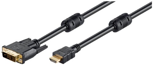Wentronic HDMI/DVI-D Kabel (19polig HDMI-Stecker auf DVI-D) 1 m