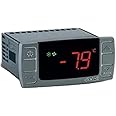 Dixell XR02CX-5N0C1 Digital Temperature Thermostat Controller Defrost with Off Cycle Defrost Time Control 230V/50-60Hz for Refrigeration Applications at Normal Temperature