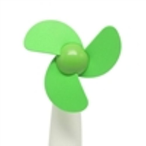 Leisial Handventilator, Miniventilator, Mini USB Fan, Lüfter ventilator für heiße Sommeraußen Reisen,Grün - 9