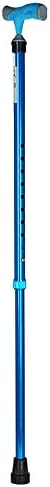 QFFL Crutch Elderly Four-foot Aluminum Walking Stick Retractable Cane 3 Colors Available Crutches Walker ( Color : A )