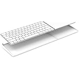 Spinido Stand for Magic Trackpad 2(MJ2R2LL/A) and Apple latest Magic Keyboard(MLA22LL/A) (white) Apple Keyboard and Trackpad NOT Included