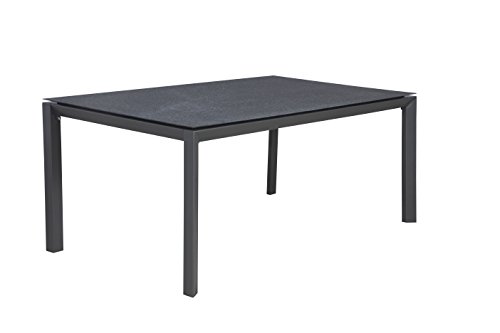 Preisvergleich Produktbild Garden Impressions Gartentisch Florenz, Royal Grey, 160x90cm