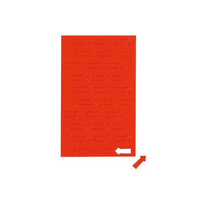 Magnetsymbole Pfeil, 30 St./Btl., Farbe: rot