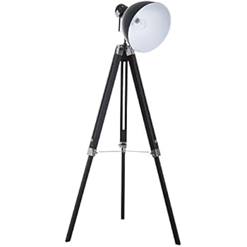 Indoor Lighting Beliani Industrial Vintage Tripod Floor Lamp