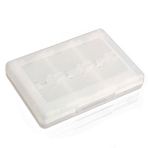 Speicherkarte Box – TOOGOO(R) 24 in 1 Transparent Plastik Speicherkarte Box Huelle Etui fuer SD TF MMC 3DS Spielkarten Speicher Karte Kartenadapter - 3