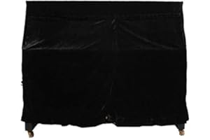 ZERODIS Copertura per pianoforte completa, copertura per pianoforte verticale piena di poliestere Parapolvere Parapioggia impermeabile Protezione degli apparecchi elettrici Accessori per pianoforte, 153x35x11