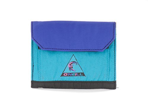 Preisvergleich Produktbild O´Neill Portmonee Geldbörse Geldbeutel Pocketbook blau Unifarbe Klett