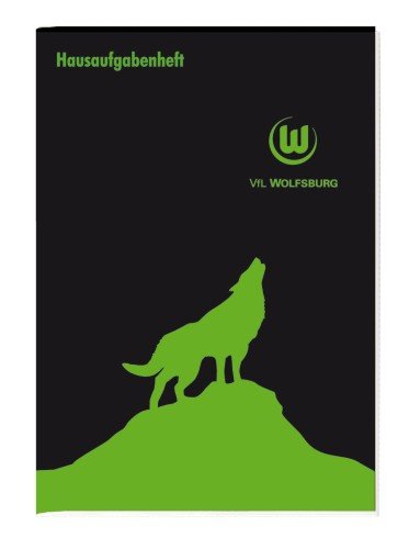 Preisvergleich Produktbild HAUSAUFGABENHEFT HEFT A5 VFL WOLFSBURG