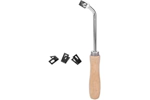 GAROSA Rainureuse à Main pour Revêtement de Sol en Vinyle avec Lames de Rechange 3 Pièces pour Couper la Tige de Soudage/Rainer Le Kit D'outils de Soudage pour Revêtement de Sol en
