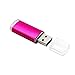 Produktbild QinMM 2GB USB 2.0 Flash-Laufwerk Metall Flash Speicher Stick Speicher Daumen U Scheibe (Heißes Rosa)