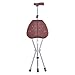 Produktbild WAOBE Krücken Tragbarer Stuhl Stuhl (Cane / Stool) Crutch Hocker Älterer Klappstativ Klappbarer Aluminiumlegierung Hocker Multifunktionaler Klappbarer Walker Älterer Gehstock