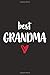 Produktbild best Grandma: Oma mit Herz I Notizbuch mit linierten Seiten I Geschenkidee Großmutter