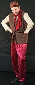 Stage-Pantomime-Sneezy-Bashful-Grumpy-Happy-Sleepy-Snow White's DWARF Fun Fancy Dress Costume - 2 Sizes (Adult Size up to 44" chest)