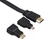 Produktbild Cyond HDMI zu HDMI 1.5m+ Mini-HDMI-Adapter + Micro-HDMI-Adapter dreiteiligen Anzug 1080P für Tablet Android TV