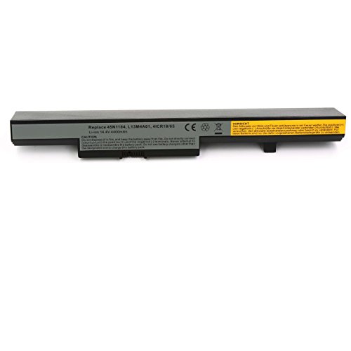 BLESYS – 4400mAh/8Zellen Lenovo L12L4E55 L12M4E55 L12S4E55 L13L4A01 L13M4A01 L13S4A01 45N1182 45N1183 45N1184 45N1185 45N1186 45N1187 4ICR18/65 4ICR18/66 121500190 121500192 Ersatz-Laptop Akku passen Lenovo M4400 M4450 V4400 G550S Serie - 2