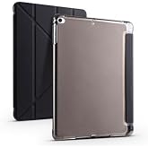 Aksesuarcim Apple iPad 9.7 2018 (6.Nesil) ile Uyumlu Kılıf Silikon Yumuşak Kalem B&ouml;lmeli Esnek 4 Farklı Stand Olabilen Tablet