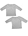 (Pack of 2) Roxy Infant Girls Crew-Neck Long Sleeve Shirt 1(12-18M) Light Red & Grey