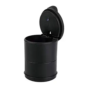AUTO MT Ashtray Portable with Blue Led for Car Home & Office