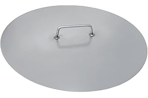 Czaja Feuerschalen® Deckel für alle Feuerschalen ; einfaches Ablöschen der Feuerschale ohne Wasser und zum Schutz vor Regen (Stahl, Ø 55 cm)