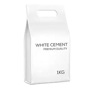 Portland A Grade Cement (1 Kg, White, 25 x 20 x 5)