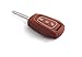 Keyzone Silicone Key Cover Fit For Mahindra KUV100 remote Key (Brown) (1) RS.349.00
