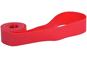 Yosoo Health Gear Fodera per Pneumatico per Bicicletta, 2 Pezzi PVC Nastro Cerchio per Bicicletta Striscia di Protezione Pneumatico Mountain Bike Striscia Cerchio Ruota Anti-Foratura, Rosso
