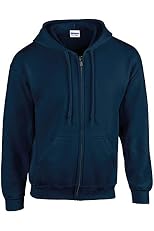 Gildan Hooded Sweatshirt Heavyweight Full Zip - s : Amazon.de: Fashion