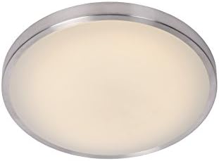 Lucide CASPER I - Flush Ceiling Light Bathroom - Ø 41 cm - LED - 1x24W 3000K - IP44 - Satin Chrome