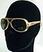 Produktbild P'tit Clown 10850 Brille aus Kunststoff – Motiv: Elvis – Goldfarben