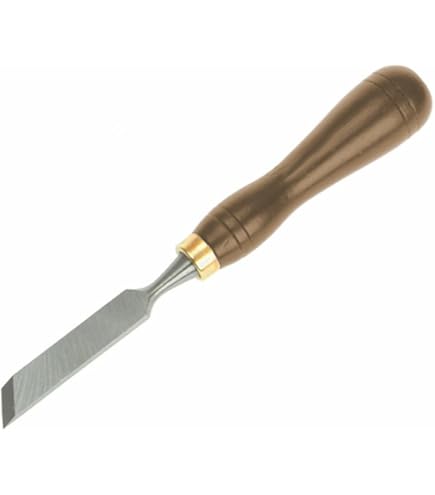 Crown Tools 1-Inch Oval Skew Chisel - M2 High Speed Steel Woodturning Tool