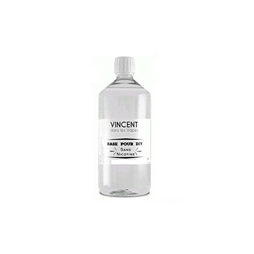 Base DIY 50%PG / 50%VG VDLV 1 litre - Sans nicotine - Sans nicotine et sans tabac.