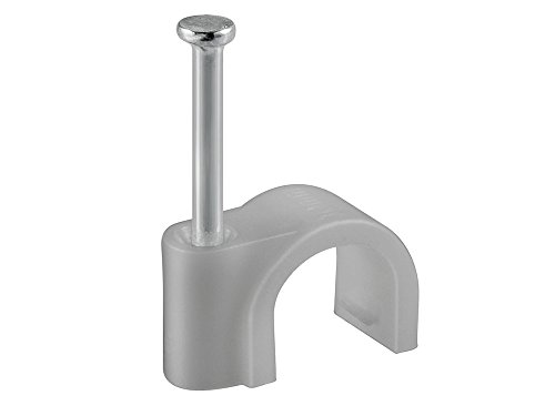 Preisvergleich Produktbild Kabelschelle, grau, max. Kabeldurchmesser 10mm, 100 Stück