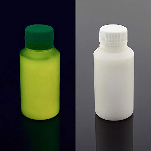 Reactivos a la luz UV negra casi invisible pintura, color amarillo