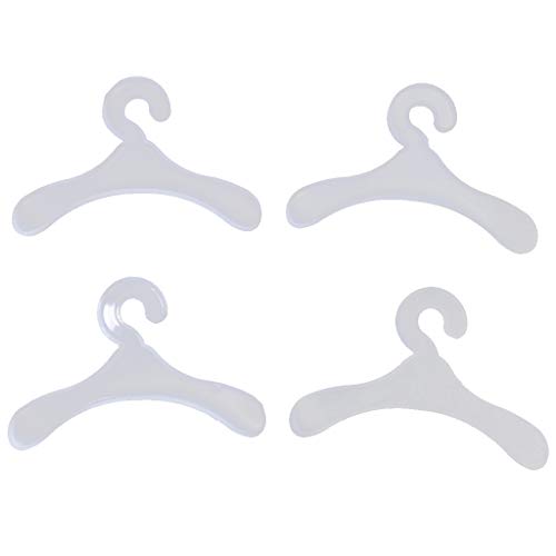 B Baosity 4 Piece Silicone DIY 70cm BJD Dolls Coat Clothes Hanger Mould Miniature Toys Craft Resin Casting Mold Tools for Handmade Ornament - Round 15x7cm