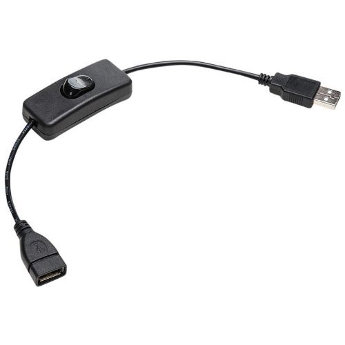 AFUNTA USB power port and the USB cable with switch for Raspberry Pi Arduino USB On Off Toggle