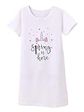Los pijamas nocturnos de Princess Girl están hechos con materiales de alta calidad, cómodos y duraderos, sin agentes fluorescentes