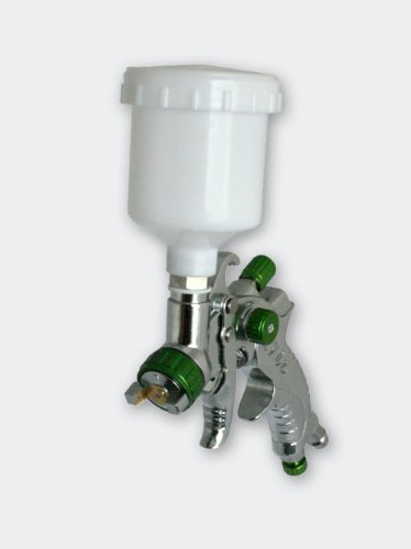 Mini HVLP Lackierpistole Spritzpistole Sprühpistole 602A mit V2A-Düse Malerpistole - 2