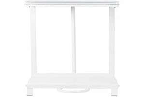 NISBETS Jantex Support de sac en acier, blanc, couvercle hygiénique à pédale, 880 (H) x 430 (L) x 330 (P) mm, L548