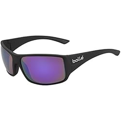 Bolle TIGERSNAKE SUNGLASSES (BLUE VIOLET LENS MATT BLACK FRAME)