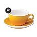 Produktbild Loveramics | 6 Cappuccino Tassen und Untertassen | Egg Linie Gelb | 200ml