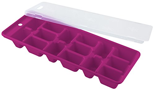 Fackelmann 49368 Eiswürfelformer mit Deckel, 25 x 10 cm, 1 Stück - 2