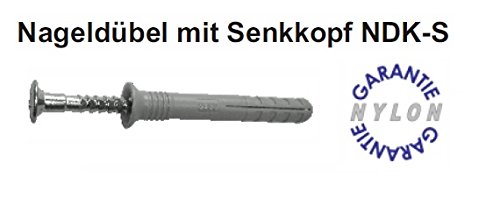Preisvergleich Produktbild KALM Nageldübel mit Senkkopf NDK-S 8x140mm, 100 Stück