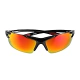 THG Refractive Coloful Shatterproof PC Lens Men Woman Cycle Golf Climbing Sunglasses Polarized UV400 Free Black Hard Protective Case
