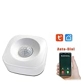 Funciona junto con otros productos inteligentes AIIAT: junto con el enchufe inteligente AIIAT y puedes crear tus propias escenas como el enchufe o el electrodoméstico se pueden encender y apagar automáticamente cuando se detecta movimiento o movimiento.