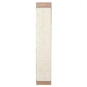Trixie: - Hanging Scratching Board | Offer Your Kitty The Possibility to Play & Act Out Their Natural Scratching Habit, Without Damaging The Furniture | Supports Claw Care - 60 x 11 cm Beige