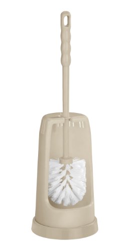 WENKO 19779100 WC-Garnitur Standard Beige, Kunststoff, 12 x 39 x 12 cm, Beige