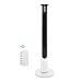 Produktbild Heeecgoods Silent Tower Lüfterschaukel Lüfter mit Fernbedienung 8-Stunden-Timing für Haus und Büro, schwarz (Farbe : -, Größe : -)