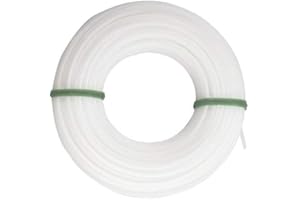 Home Spired Heavy Duty Strimmer Line 1.3MM x 15M Grass Trimmer Line Brush Cutter Nylon Round Rope Cut Weed Strimmer Cord String Wire